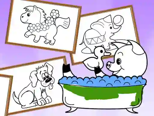 Hra Cartoon Coloring for Kids Animals