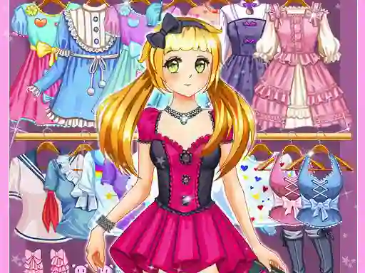 Hra Anime Kawaii Dress Up