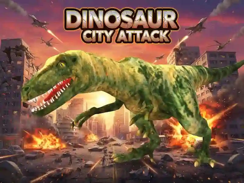 Hra Dinosaur City Attack