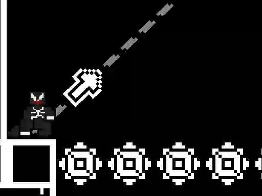 Hra 8bit Black Ropeman