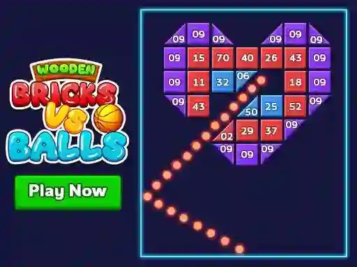 Hra Wooden Bricks Vs Balls