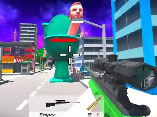 Hra Skibidi Toilet FPS Shooting Survival