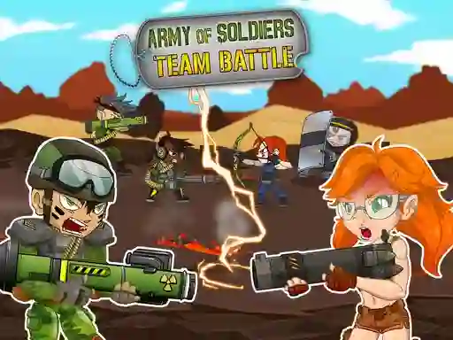 Hra Army of soldiers: Team Battle