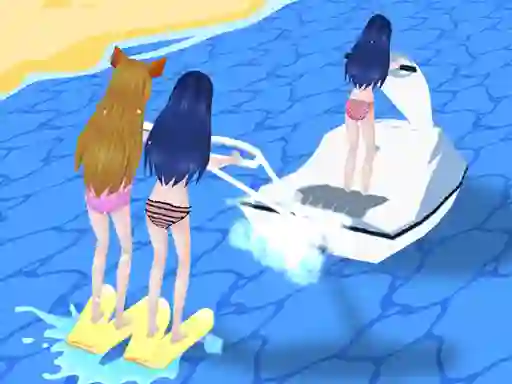 Hra Girl Surfer 3D