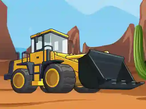 Hra Bulldozer Jigsaw