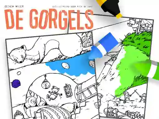 Hra Coloring Gorgels