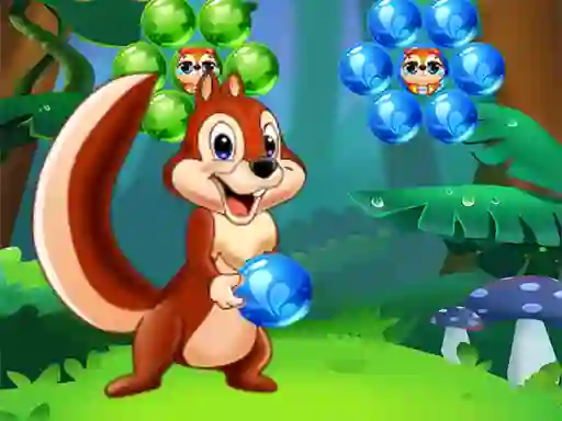 Hra Bubbles Shooter Squirrel