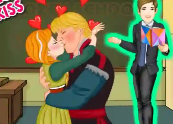 Hra Ice Princess School Kiss