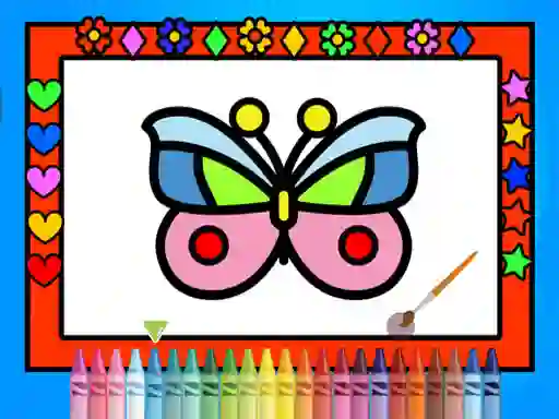 Hra Color and Decorate Butterflies