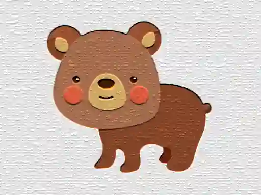 Hra Cartoon Bear Puzzle