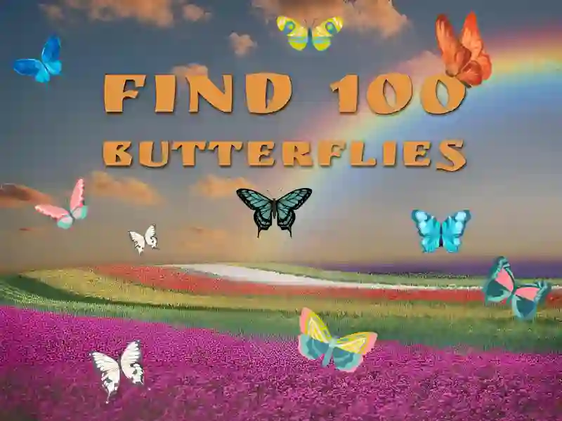 Hra Find 100 butterflies