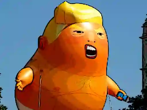 Hra Trump Flying Adventure