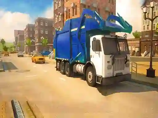 Hra Road Garbage Dump Truck Driver