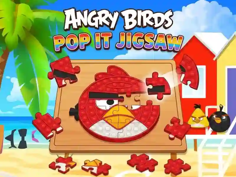 Hra Angry Birds Pop It Jigsaw