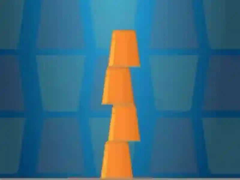 Hra Cups Tower Builder