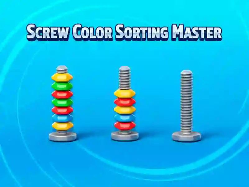 Hra Screw Color Sorting Master