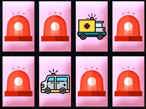 Hra Ambulance Trucks Memory