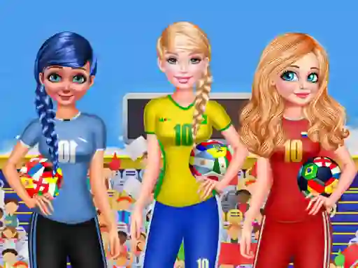 Hra BFF Princess Vote For  FIFA 2018 Quarter Finals
