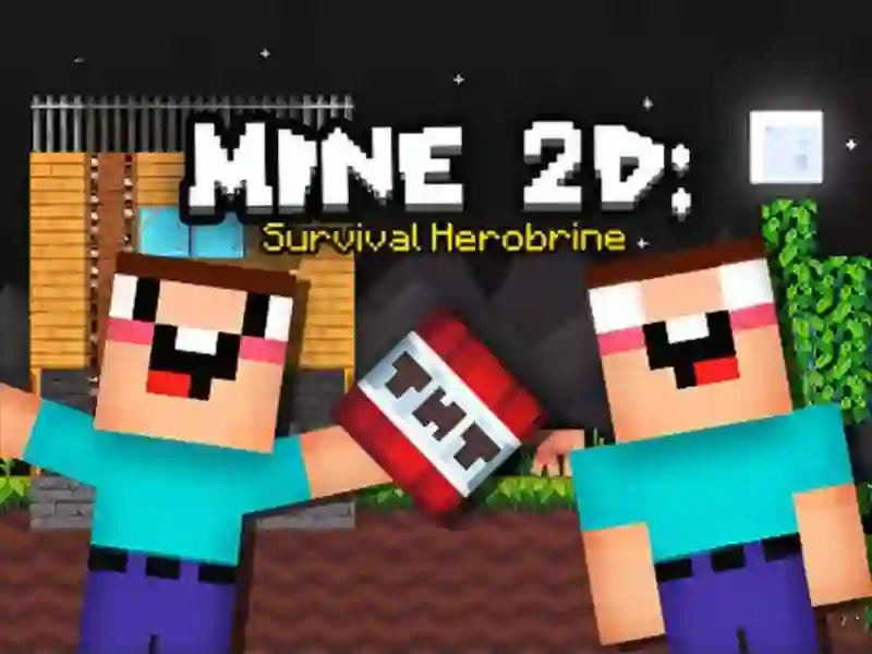 Hra Mine 2D Survival Herobrine
