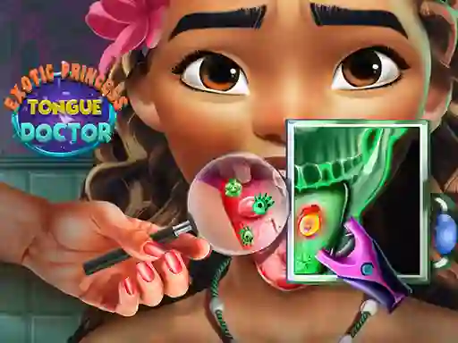 Hra Exotic Princess Tongue Doctor