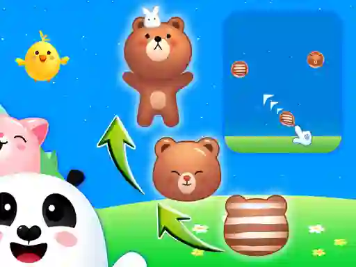 Hra Animal Merge: Bubble Shooter