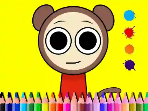 Hra Sprunki Valentine Coloring book
