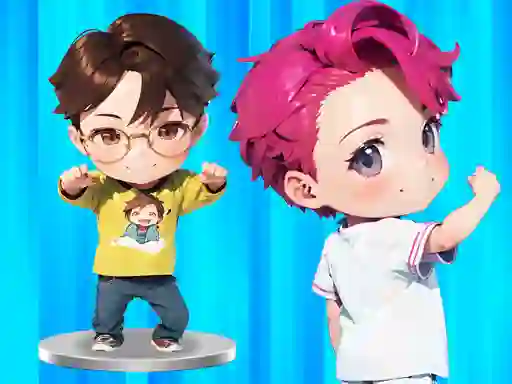 Hra BTS Chibi Claw Machine