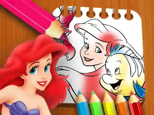 Hra The Little Mermaid Coloring Book
