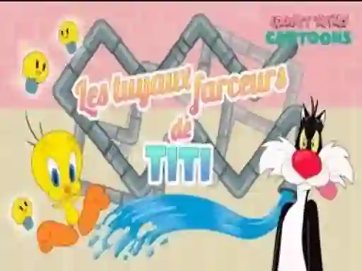 Hra Looney Tunes Cartoons Les tuyaux farceurs de Titi