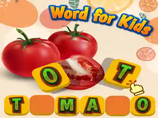 Hra Fruits and Vegetables Word for Kids