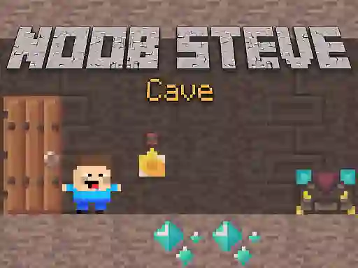 Hra Noob Steve Cave