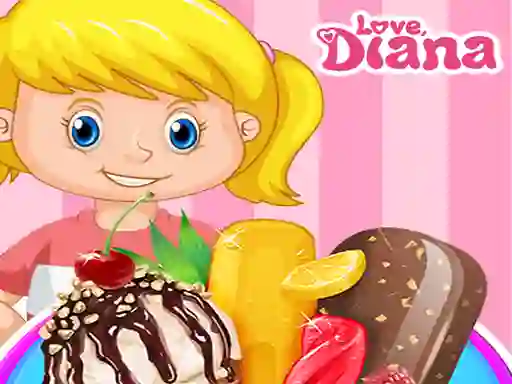 Hra Ice Cream love Diana