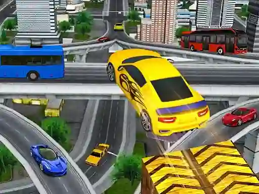 Hra Crazy Car Impossible Stunt Challenge Game