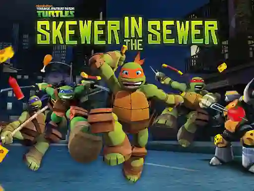 Hra Teenage Mutant Ninja Turtles: Skewer in the Sewer
