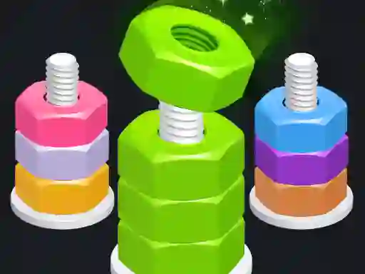 Hra Nuts Puzzle: Color Sort
