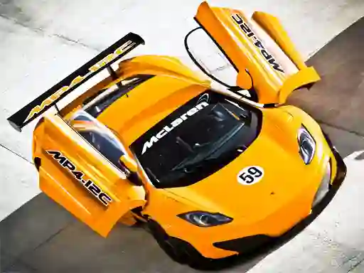 Hra McLaren GT3 Puzzle