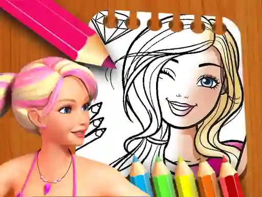 Hra Barbie Doll Coloring Book