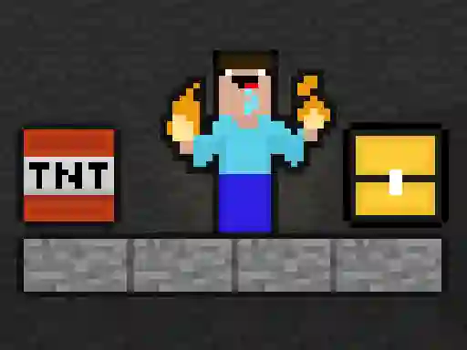 Hra Noob vs TNT Boom
