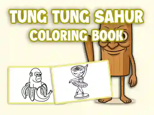 Hra Tung Tung Sahur Coloring Book