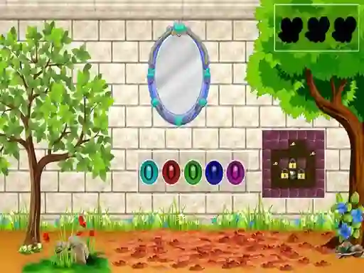 Hra White Brick Backyard Escape
