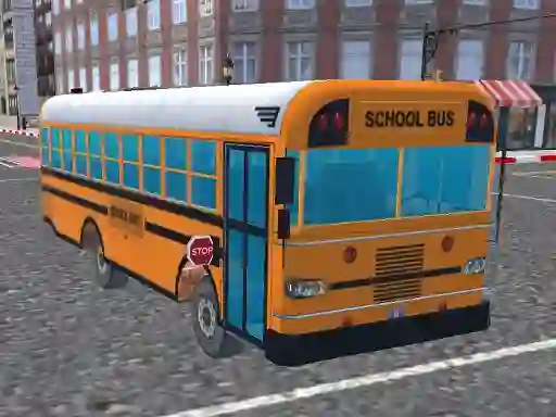 Hra Bus School Park Driver