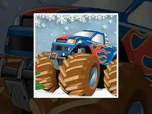 Hra Winter Monster Truck Puzzles