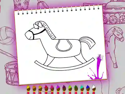 Hra Coloring Book: Toy Shop