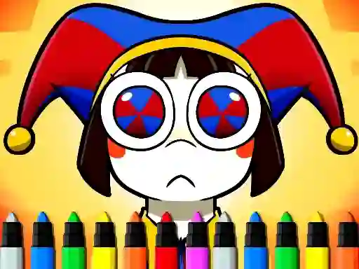 Hra Digital Circus Coloring Adventure