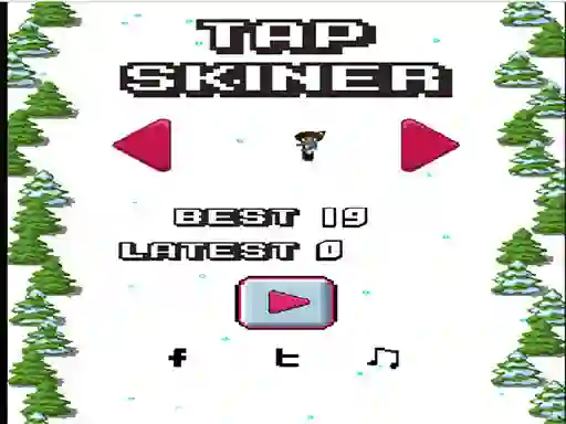 Hra Tap Skier
