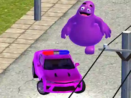 Hra Grimace vs Police SuperCar