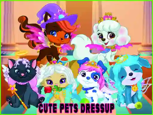 Hra Cute Pets Summer Dress Up