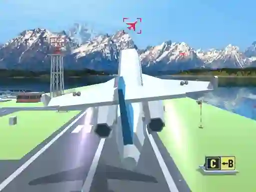 Hra Polygon Flight Simulator