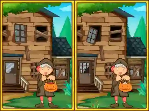 Hra Spot the differences halloween