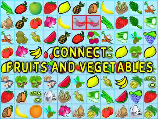 Hra Connect Fruits and Vegetables